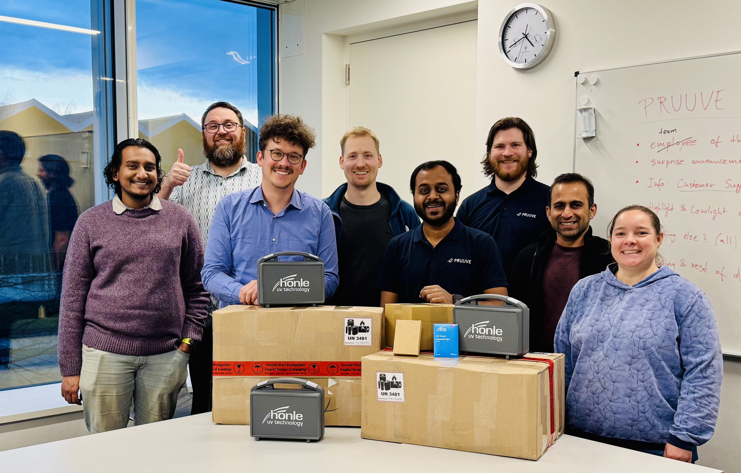 First Shipment Team Pruuve